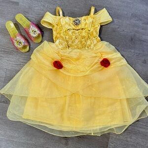 Disney Store Princess Belle dress and shoes